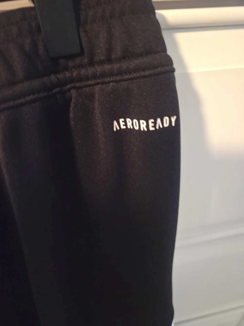adidas Black and White Men's Track Joggers